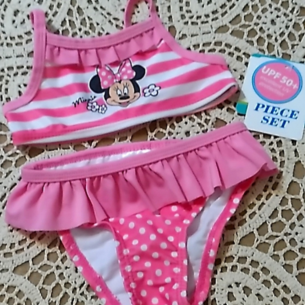 Disney 2pc Baby Minnie Mouse Swimwear 💗